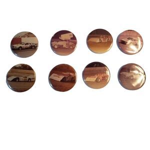 Racing Pinback Buttons (8)